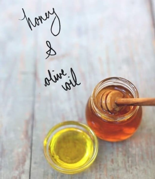 mặt nạ ủ tóc dầu oliu mật ong