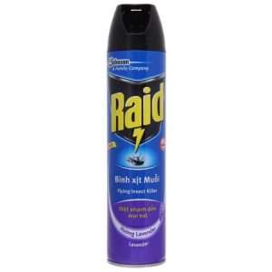 Bình xịt muỗi Raid hương Lavender 600ml