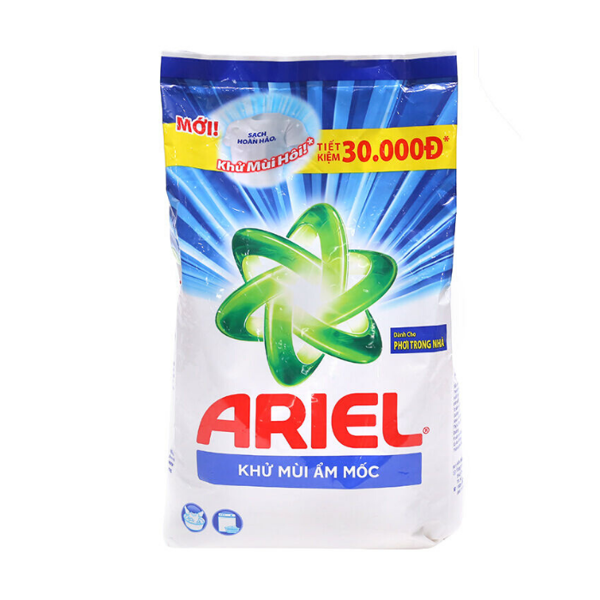 Bột giặt Ariel Khử mùi ẩm mốc 2.5kg