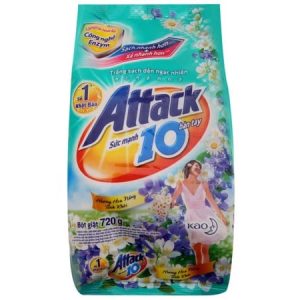 Bột giặt Attack hoa nắng tinh khôi 720g