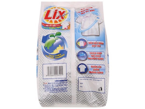 Bột giặt Lix Extra hương hoa 2.4kg