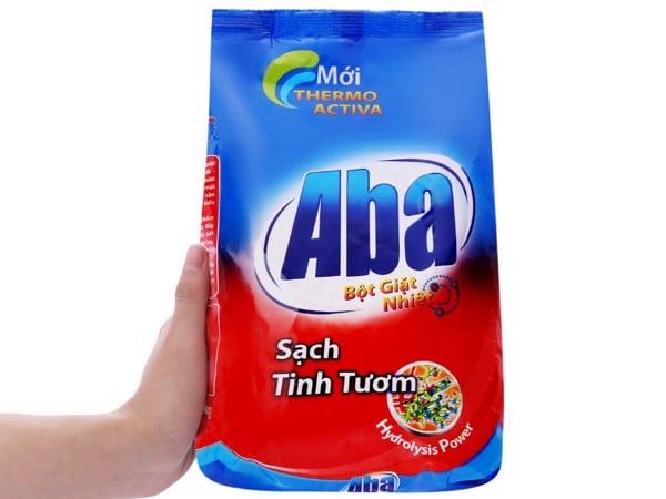Bột giặt nhiệt Aba sạch tinh tươm 1.5kg