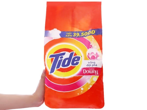 Bột giặt Tide trắng đột phá hương Downy 5kg