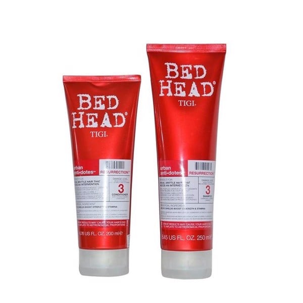 Cặp Dầu gội xả Tigi Bed Head đỏ phục hồi tóc hư tổn