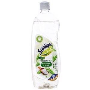 Nước rửa chén Sunlight Extra thiên nhiên muối khoáng và lô hội chai 750g