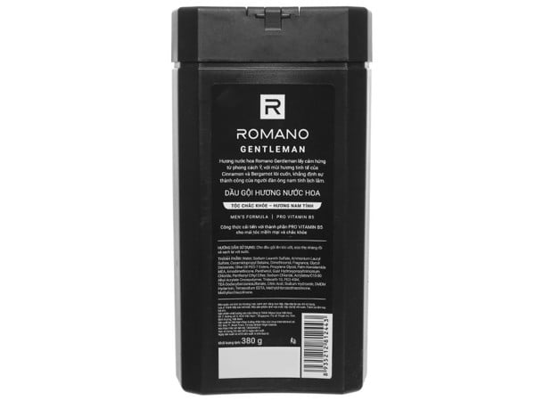 Dầu gội hương nước hoa Romano Gentleman 380g