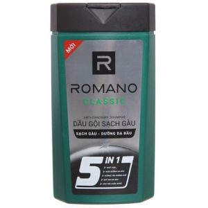 Dầu gội sạch gàu Romano Classic 180g 5 in 1