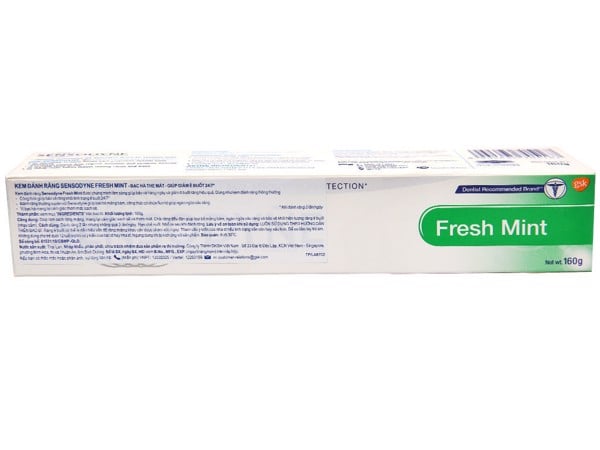 Kem đánh răng Sensodyne Fresh Mint giảm ê buốt 24/7 160g