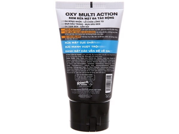 Kem rửa mặt đa tác động Oxy Multi Action 50g