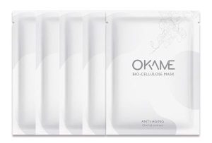 Mặt nạ OKAME Bio-Cellulose Mask – Set 5 Anti-Aging Masks