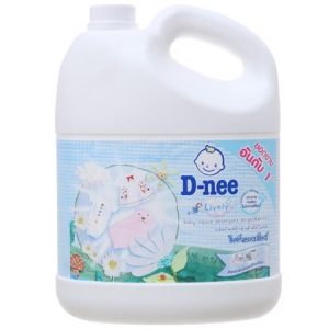 Nước giặt cho bé D-nee trắng can 3 lít