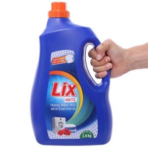 Nước giặt Lix Matic hương nước hoa chai 3.8kg