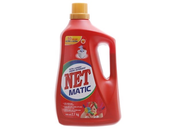 Nước giặt NET Matic chai 2.7kg