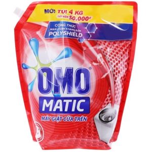Nước giặt OMO Matic 3X xoáy bay vết bẩn túi 4kg