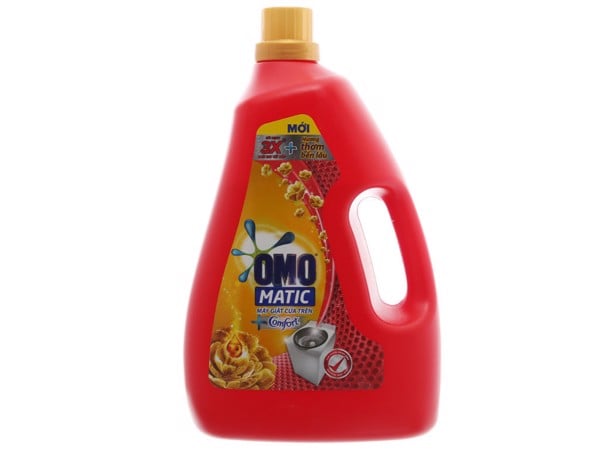 Nước giặt OMO Matic Comfort tinh dầu thơm chai 3.7kg