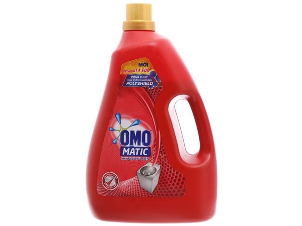 Nước giặt OMO Matic Polyshield kháng bẩn chai 4.2kg