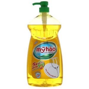 Nước rửa chén Mỹ Hảo 5X đậm đặc tinh dầu vỏ chanh chai 1.5kg