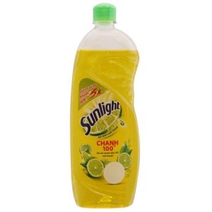 Nước rửa chén Sunlight Chanh 100 chiết xuất chanh tươi chai 750g