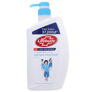 Sữa tắm bảo vệ khỏi vi khuẩn Lifebuoy mát lạnh sảng khoái 833ml