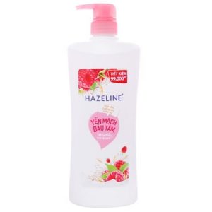 Sữa tắm dưỡng ẩm sáng da Hazeline yến mạch dâu tằm 896ml