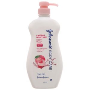 Sữa tắm Johnson''s Body Care dưỡng ẩm bơ hạt mỡ hương đào 750ml