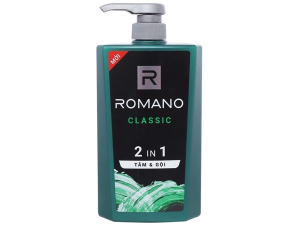 Tắm gội nước hoa Romano Classic 650g