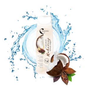 Sữa tắm trắng da tẩy tế bào chết Charlotte hương bơ ca cao - dừa 750ml