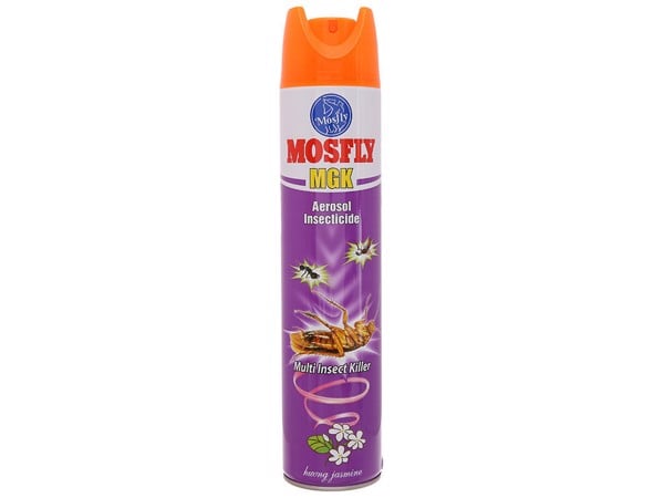 Bình xịt côn trùng Mosfly MGK hương hoa Lài 600ml