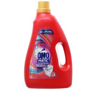 Nước giặt OMO Matic bền đẹp chai 2.4kg