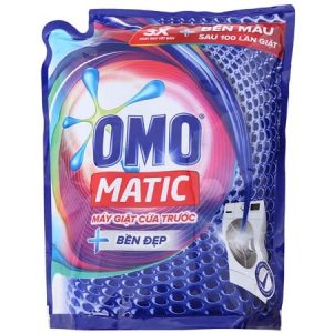 Nước giặt OMO Matic bền đẹp cửa trước túi 2.7kg