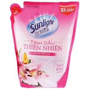 Nước Lau Sàn Sunlight Hương Hoa Lily Và Nhài Tây Dạng Túi 2.6kg