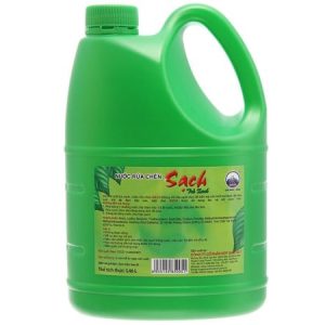 Nước rửa chén NET Sạch Vitamin E hương trà xanh can 1.5kg