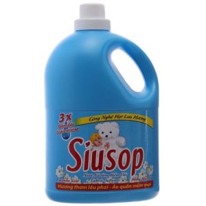Nước xả vải Siusop 3X đậm đặc hương hoa Lài can 3.8 lít