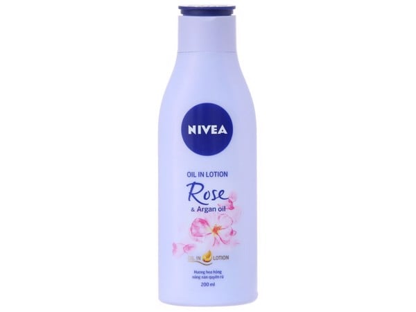 Sữa dưỡng thể Nivea hương hoa hồng 200ml