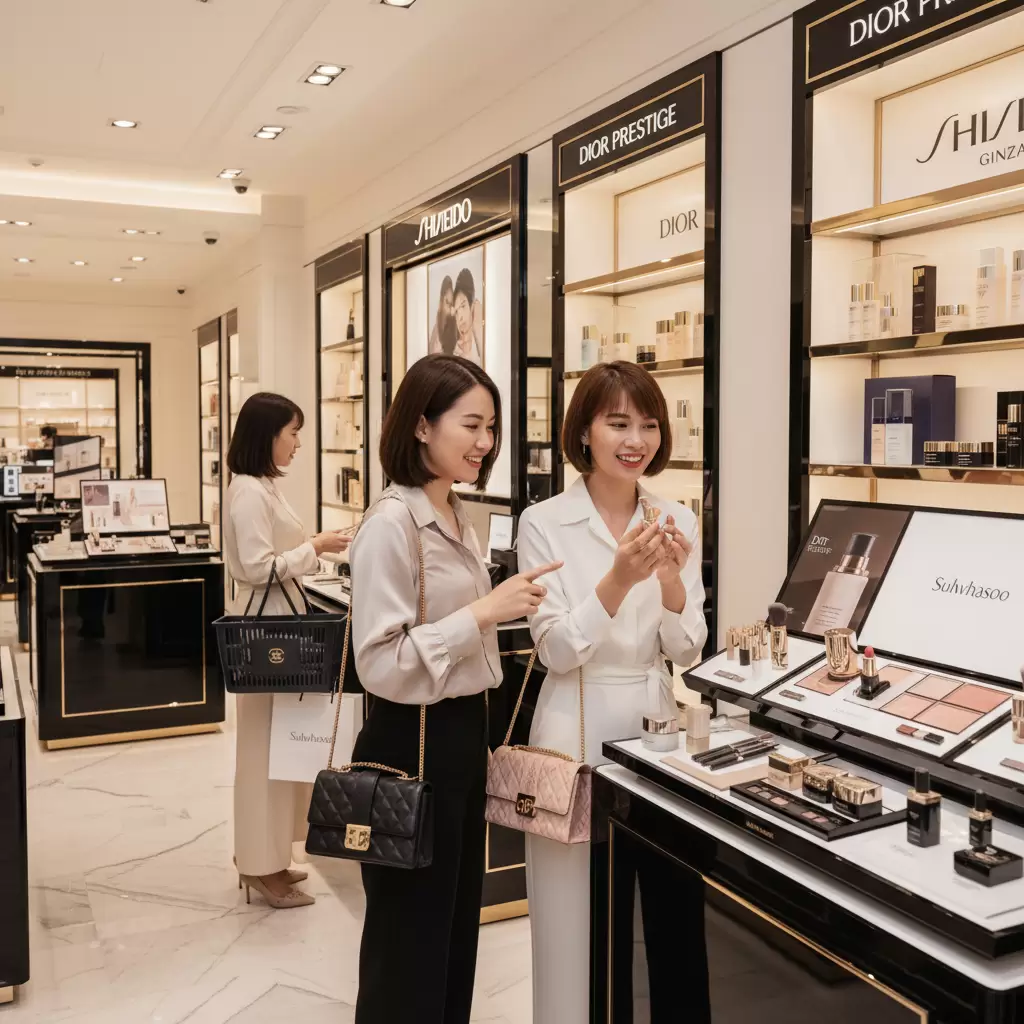 Thị trường mỹ phẩm cao cấp Việt Nam đang chứng kiến sự tăng trưởng mạnh mẽ đặc biệt trong giới trẻ