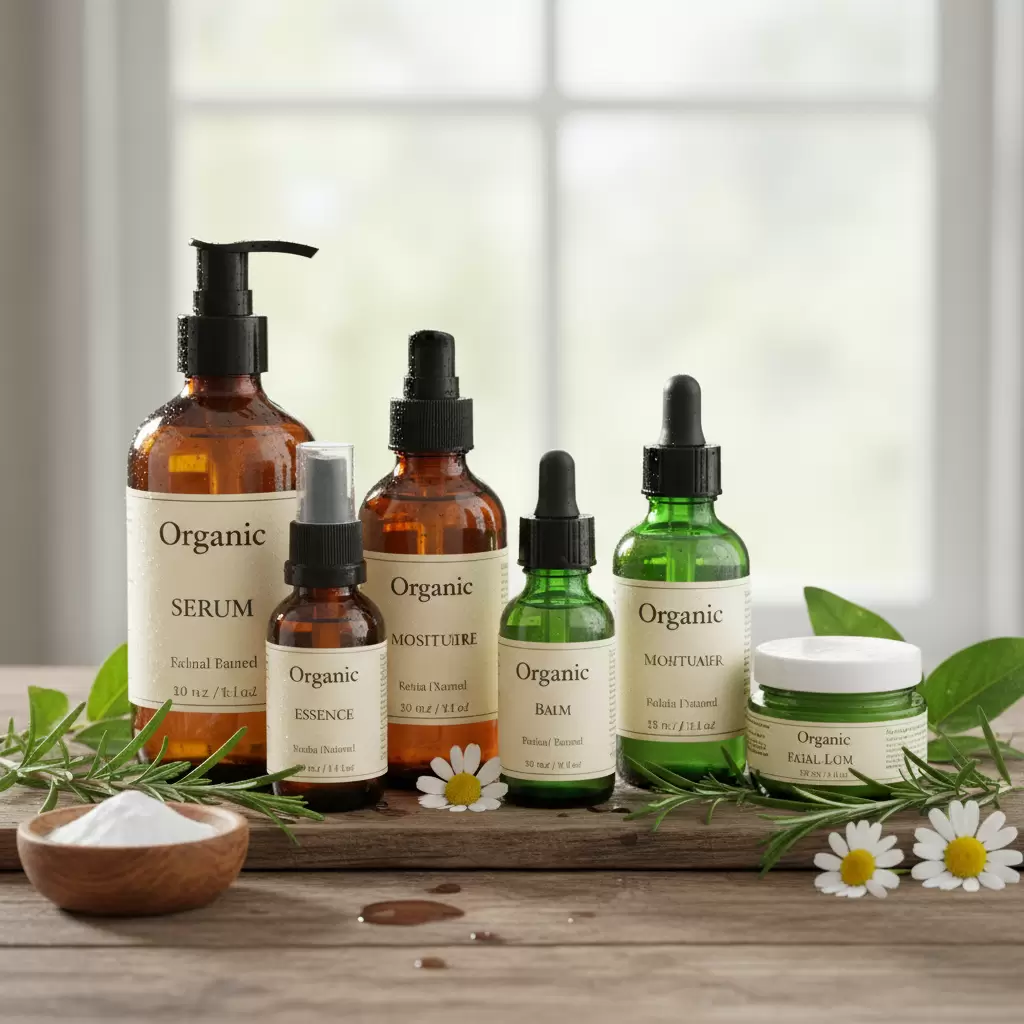 gemini_image_1767141989-1 Các thương hiệu chăm sóc da mặt Organic nổi tiếng tập trung vào nguyên liệu thiên nhiên quý hiếm và công nghệ chiết xuất tiên tiến