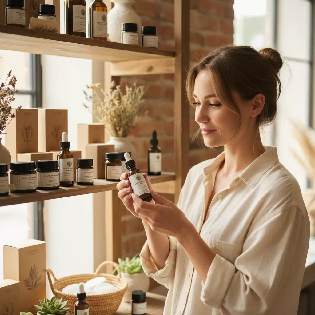 gemini_image_1767141989 Mỹ phẩm Organic đang trở thành xu hướng làm đẹp bền vững thu hút sự quan tâm của người tiêu dùng